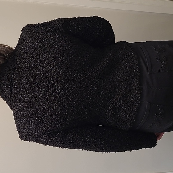 Women's jacket size 8 Bianca Nygard black with sequin and sparkle details - Picture 11 of 14